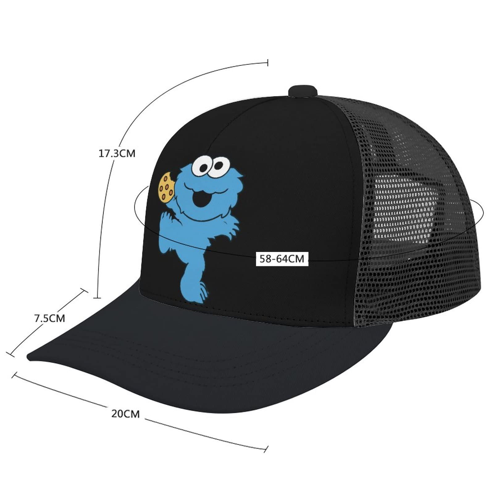 Amazon.co.jp: メッシュキャップ セサミストリート クッキーモンスター